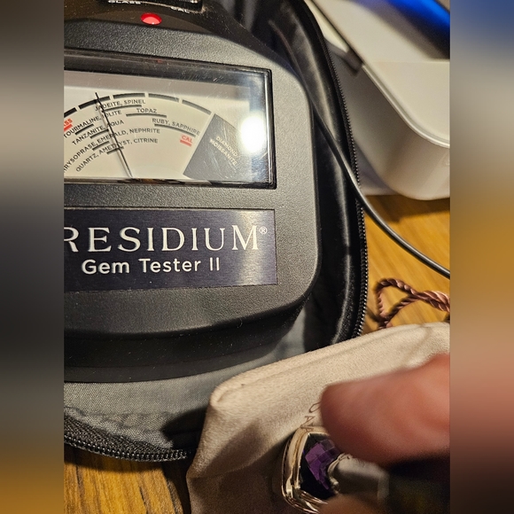 Retired David Yurman Sterling Albion Amethyst Ring(unisex) - Picture 14 of 16